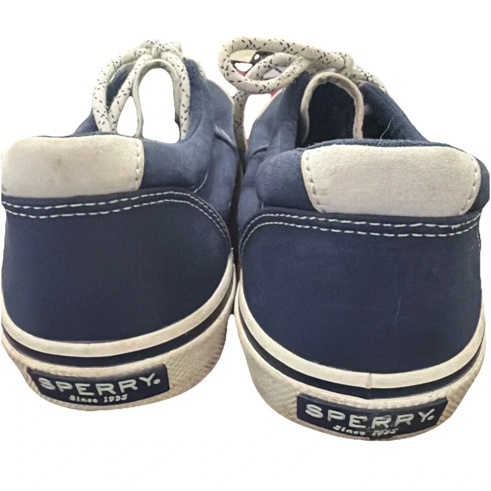 Sperry Striper II Mens 9 / W 10.5 Comfortable, Casual Deck Shoe Blue/White